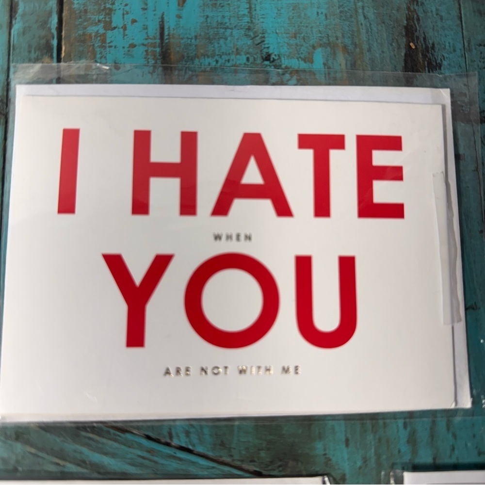 Dark Humour Funny Novelty Gift Love Cards with Fine Print - Picture 5 of 7